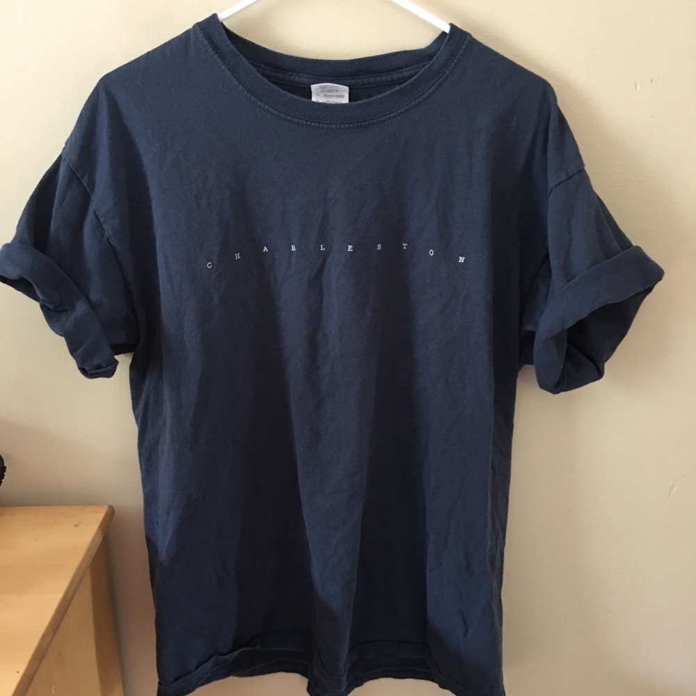 Charleston navy blue shirt